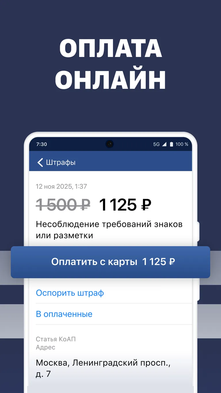 Скриншот Штрафы ГИБДД 5